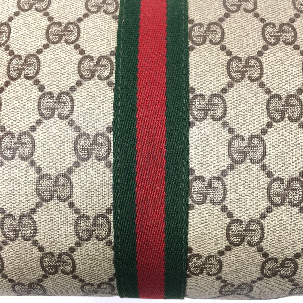 Authentic Gucci brown monogram coated canvas crossbody bag clutch - Picture 14 of 16
